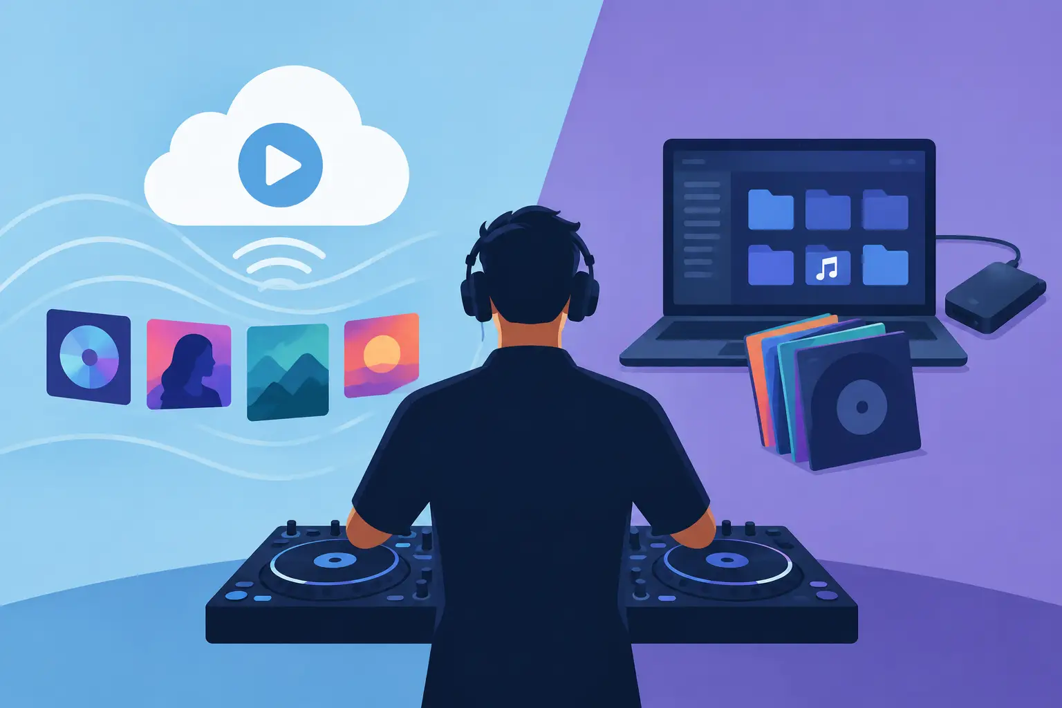 Streaming Versus Local DJ Files: What Wins?